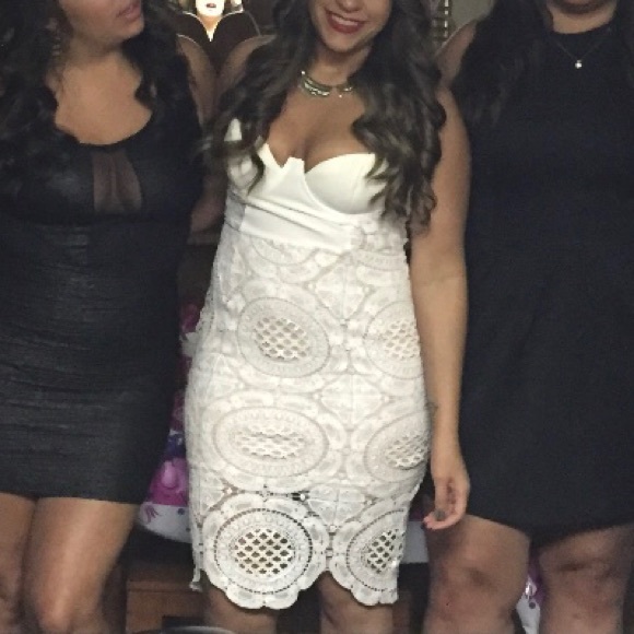 Dresses & Skirts - White Crochet Dress